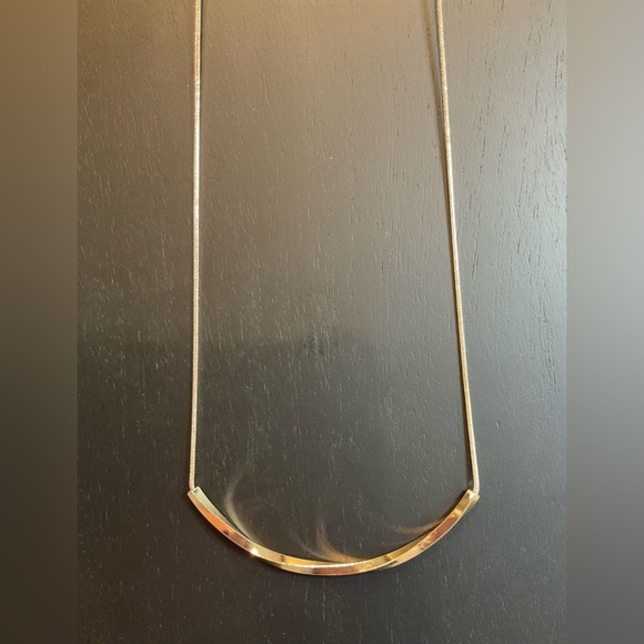 NWT A New Day Gold Tone Necklace With Bar # 1196 - Picture 2 of 8